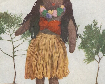 Hawaii Doll Vintage Knitting Pattern 272