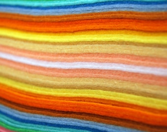 Create Your Own Premium Wool Blend Felt Sheet Value Pack - 9" X 12", Over 30 Colours Available
