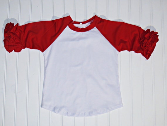 ruffled raglan shirt