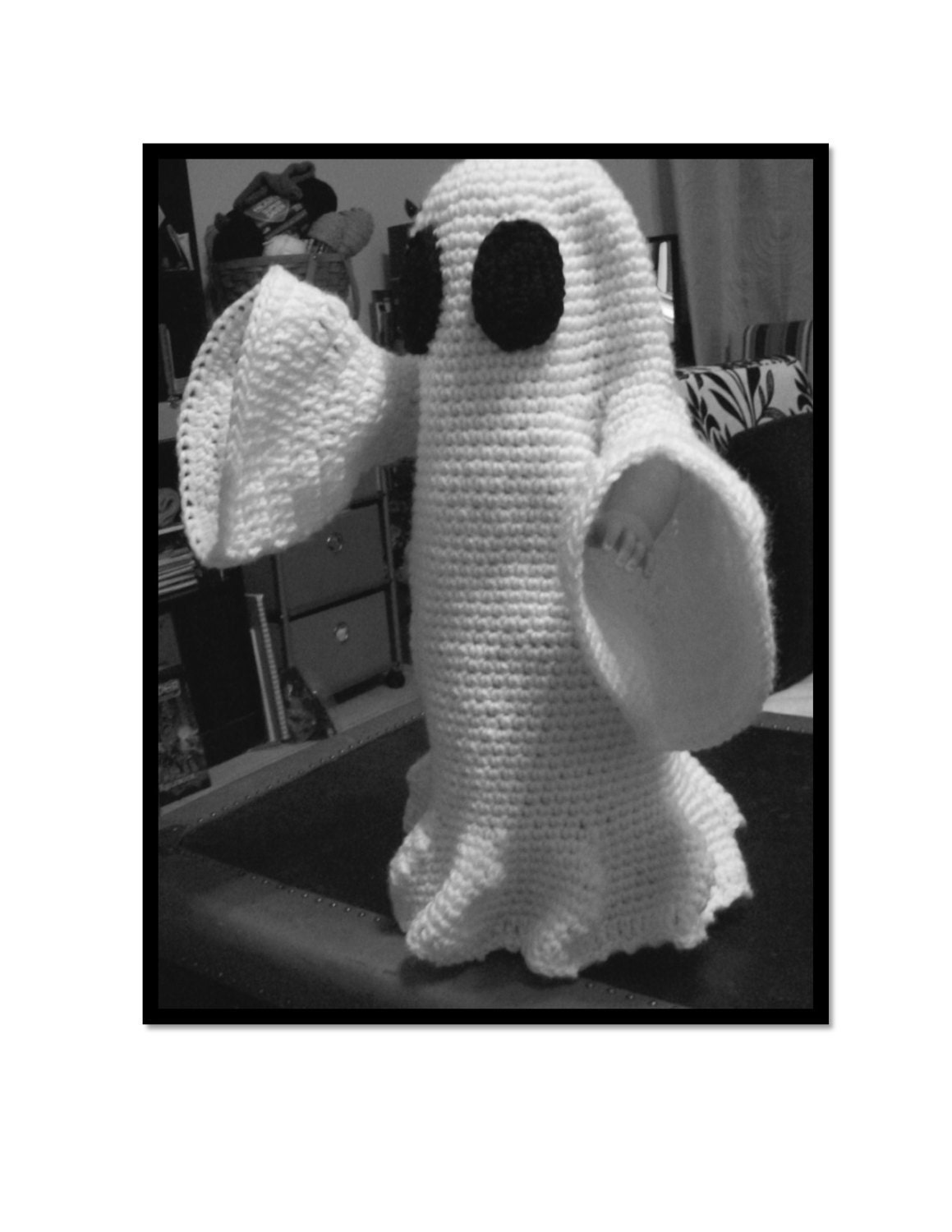 Crochet Pattern Ghost Costume for American Girl and similar 18 inch