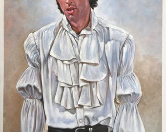 Seinfeld Cosmo Kramer reproduction painting 24x36. 100%