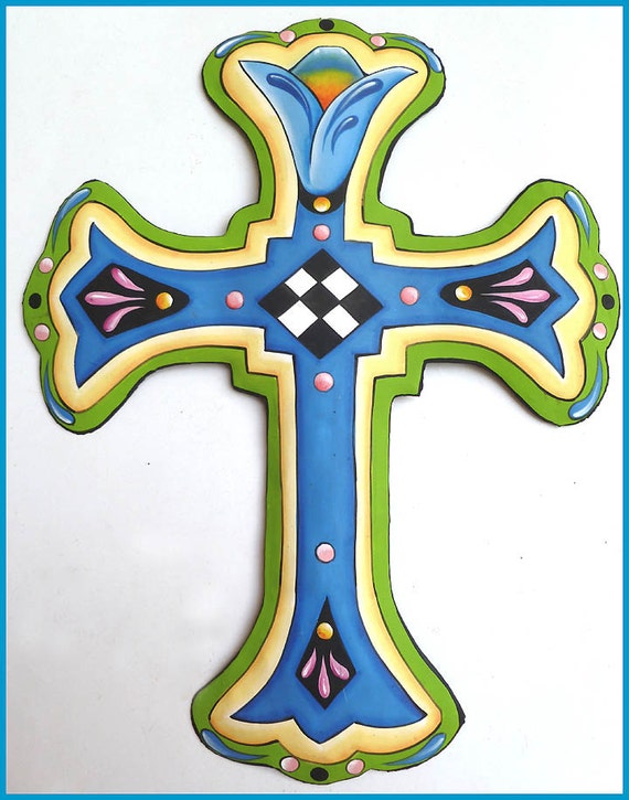 Metal Cross Wall Hanging 12 Christian Gift Christian