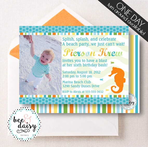 Under the Sea Invitation, Under the Sea Birthday Invitation, Under the Sea Party, Boy First Birthday, Boy Birthday, Under the Sea Invite Il_570xn