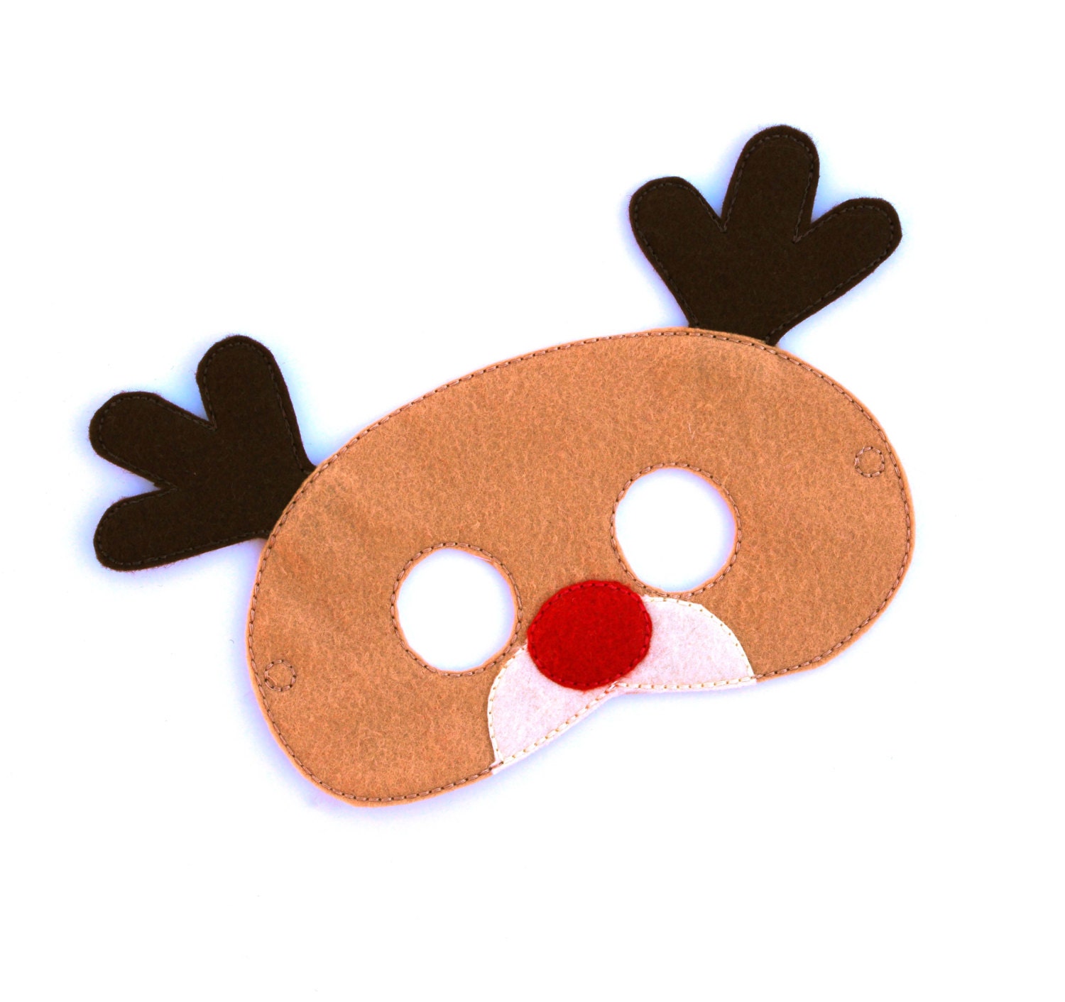 Kids Reindeer Mask Reindeer Costume Felt Mask Kids Face Mask
