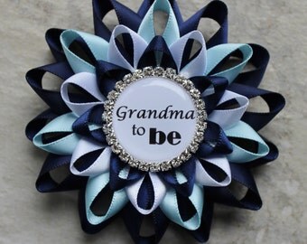 Boy Baby Shower Decorations, Baby Shower Pins, Grandma to be Gift, New Grandma Gift, Mimi, Mommy, Nana to be, Daddy, Big Sister, Papa
