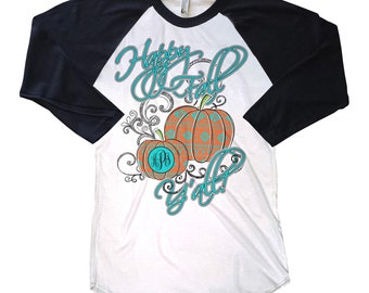 monogram pumpkin shirt