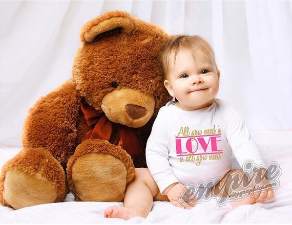 All you need is love tee, All you need is Love Baby outfits, all you need is love, love baby tshirt, baby onesie, Mothers Day