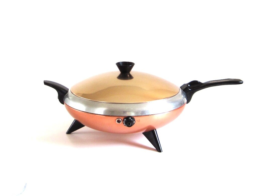 Century Electric Frying Pan Futuramic Skillet Mid Century