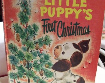 Poky Little Puppy's First Christmas Giant Golden Book Second Printing 1974 Nice Christmas Story Make a New Tradition