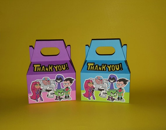 Teen Titans Go Favor Box Treat bags