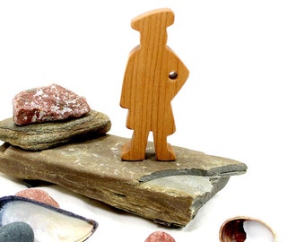 Wooden Pirate Toy Sailor, sailor toys, toy pirate, pirate toys, sailor figurine, wooden toy figure, wood toy person, colonial person