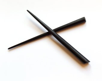 Hair chopsticks, Hair sticks, Hair pins, Wooden hair Chopsticks, Exotic wood Palisander, Natural Hair Accessories Handmade, MariyaArts