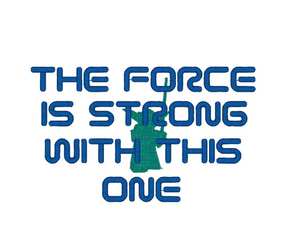 the force is strong with this one shirt