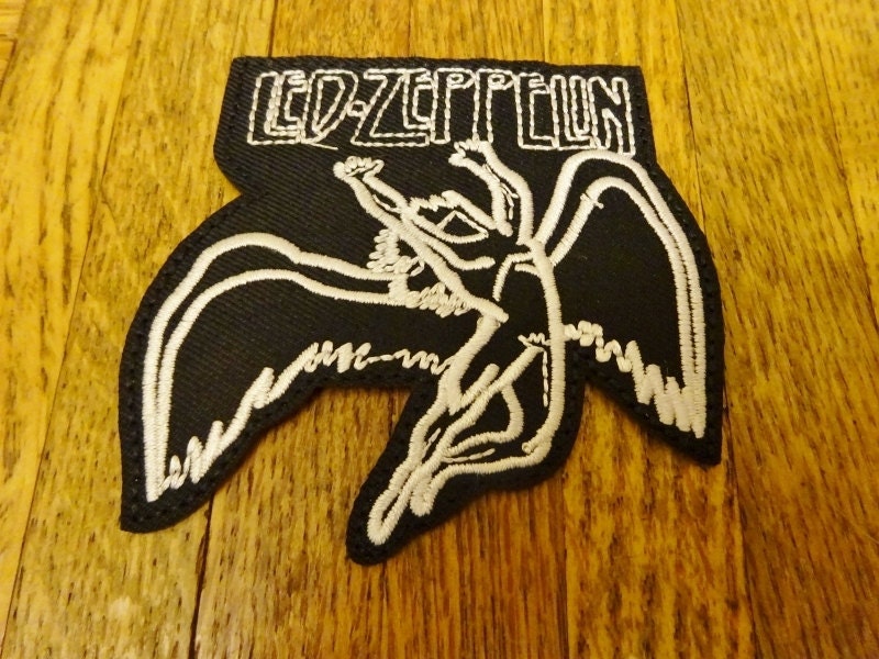 Led Zeppelin Patch. Licensed. Embroidered Iron by TheWordEmporium