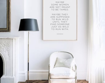 Carrie Bradshaw Quote Print - Sex and The City Print - Home Decor - Wall Art
