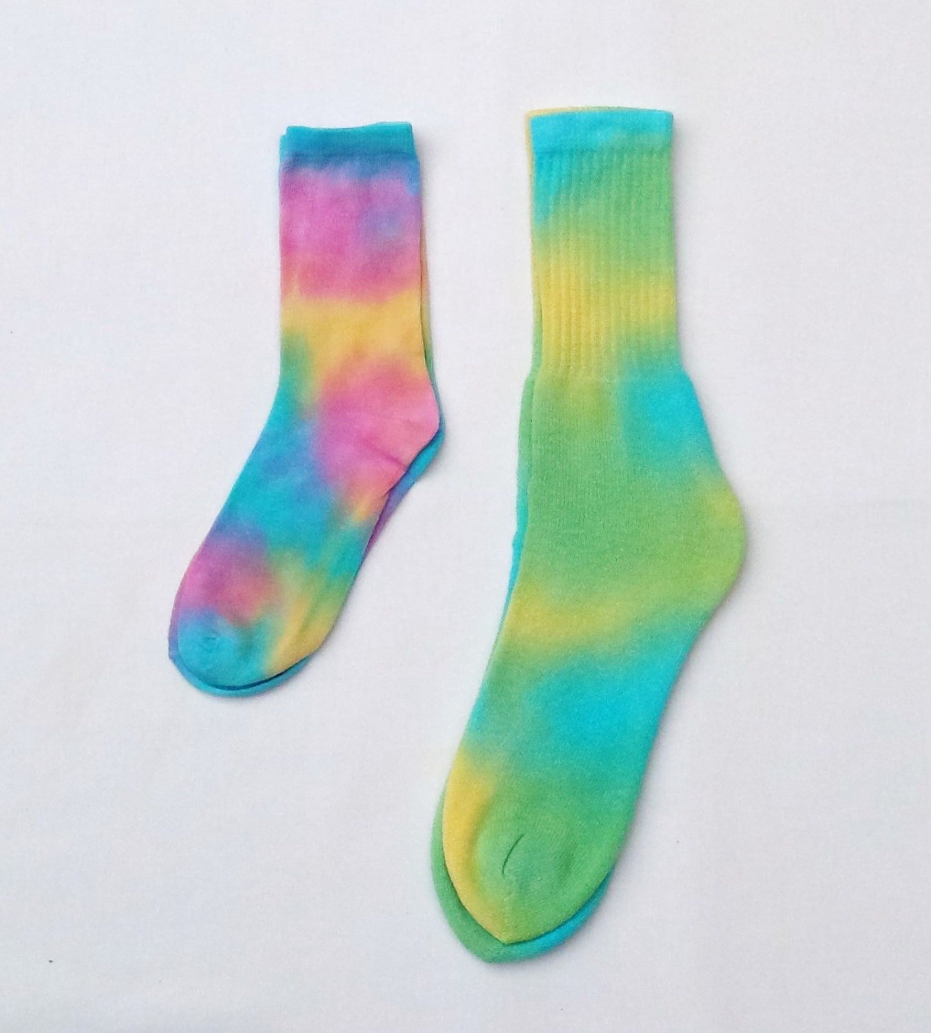 Gift Set His & Hers of 2 Tie Dye Socks Hippie Gift for Couples