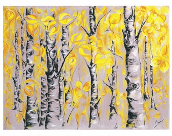 Bold Modern Rustic ART PRINTS Of Aspens Bold Modern Rustic ART PRINTS Of Aspens