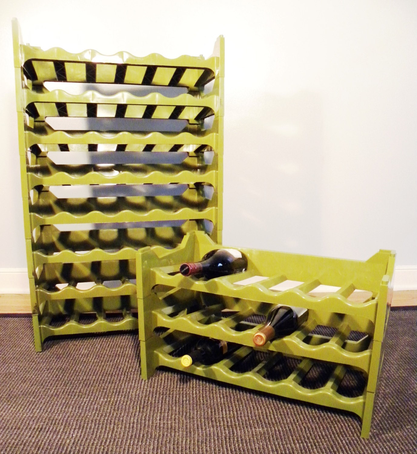 Funky Wine Modular Wine Racks Sold As A By Vintageindustriesinc