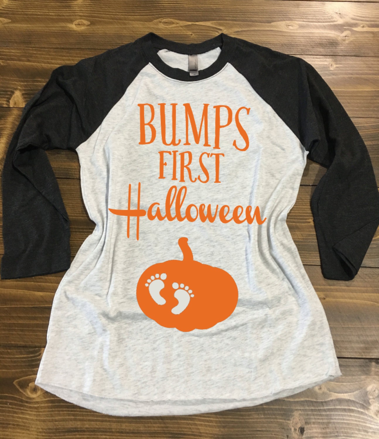 Bump's First Halloween Shirt. Pregnancy Halloween Shirt.