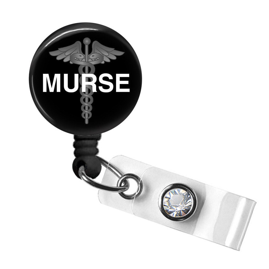 Male Nurse Retractable Badge Reel Medical Badge Reels Tech