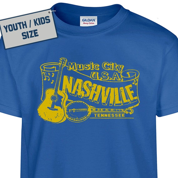 YOUTH / KIDS Nashville T Shirt Nashville Tennessee T Shirt