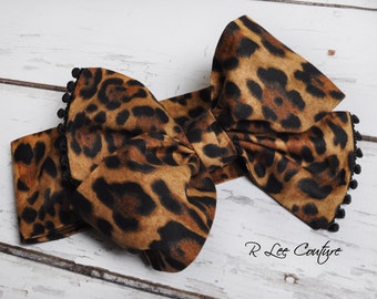 Leopard Headband Hair Wrap Animal Print Headwrap Women