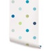 Polka Dot Blue Peel & Stick Fabric Wallpaper by AccentuWall