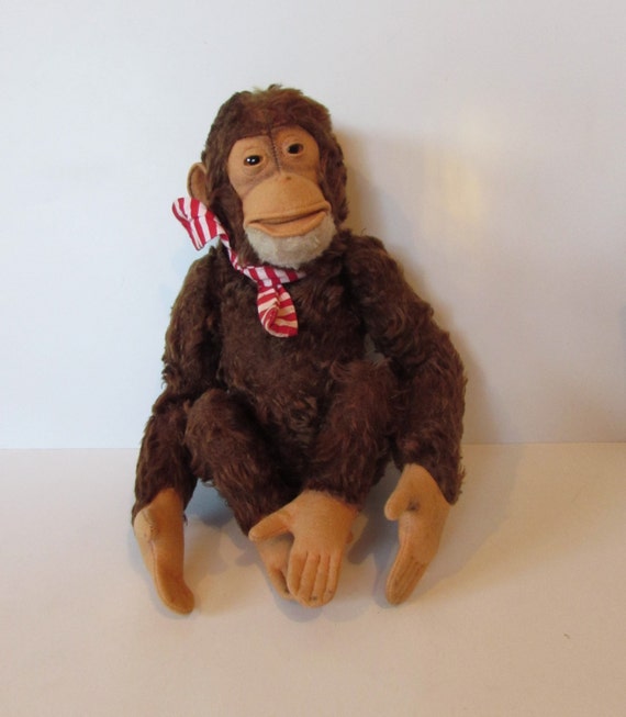 vintage chimpanzee toy