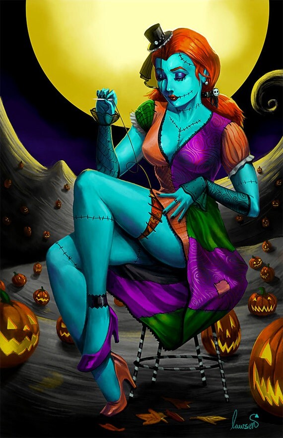 A Nightmare Before Pinup Fin