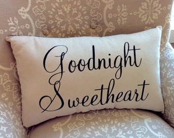 Canvas Pillow, Decorative Pillow, Home Decor, Love Quote, Bedding, Bed Pillows, Throw Pillow, Graphic Pillow, Wedding Gift, Screenprint