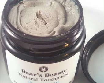 Remineralizing Toothpaste | Clay + Himalayan Pink Salt + Coconut Oil | Vegan | Polishes + Whitens + Cleans | Natural Toothpaste | Oral Care