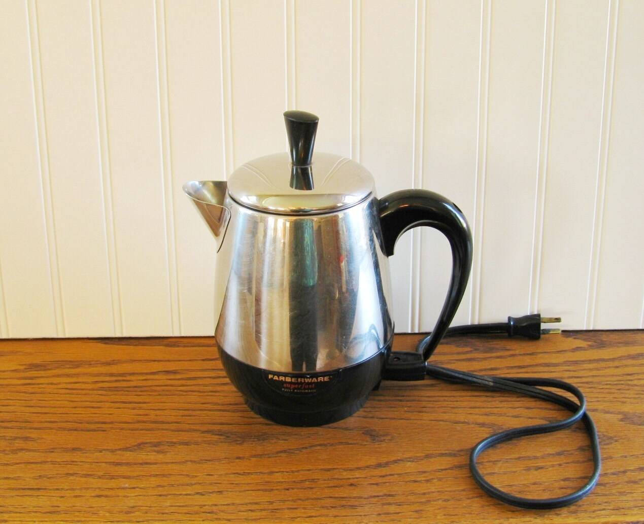 Vintage Farberware Percolator WORKS 4 Cup Percolator