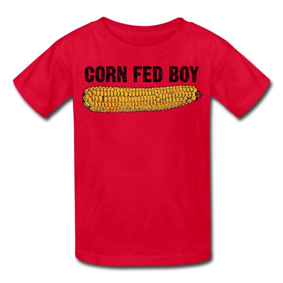 Kid's Corn Fed Boy Vintage Style T-Shirt for by SportswearTees