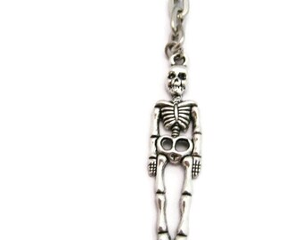 Skeleton Keychain Human Skeleton Keychain Anatomy Keychain Halloween Keychain Halloween Lovers Gifts Under 10 Skeleton Key Ring
