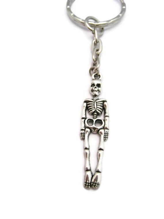 Skeleton Keychain Human Skeleton Keychain Anatomy Keychain