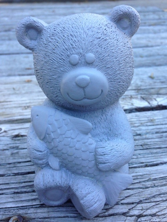 concrete teddy bear