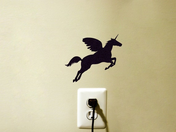 Pegasus velvet sticker