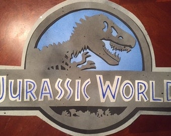 jurassic world party sign