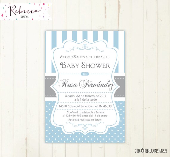 Baby Shower In Spanish Invitations Cheap Online