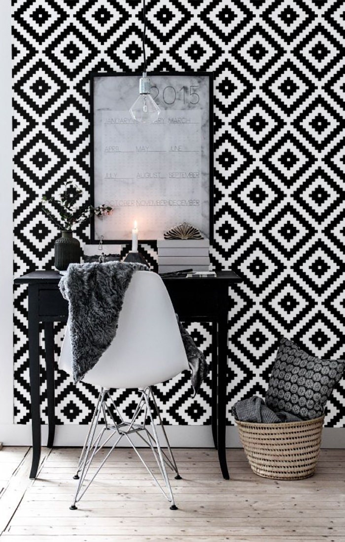 PEEL and STICK Self adhesive vinyl wallpaper wall decal