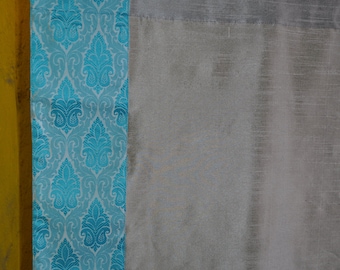 Reserved Custom made luxurious Poly dupion Drapery panels Curtains