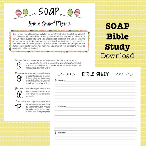 soap method bible study