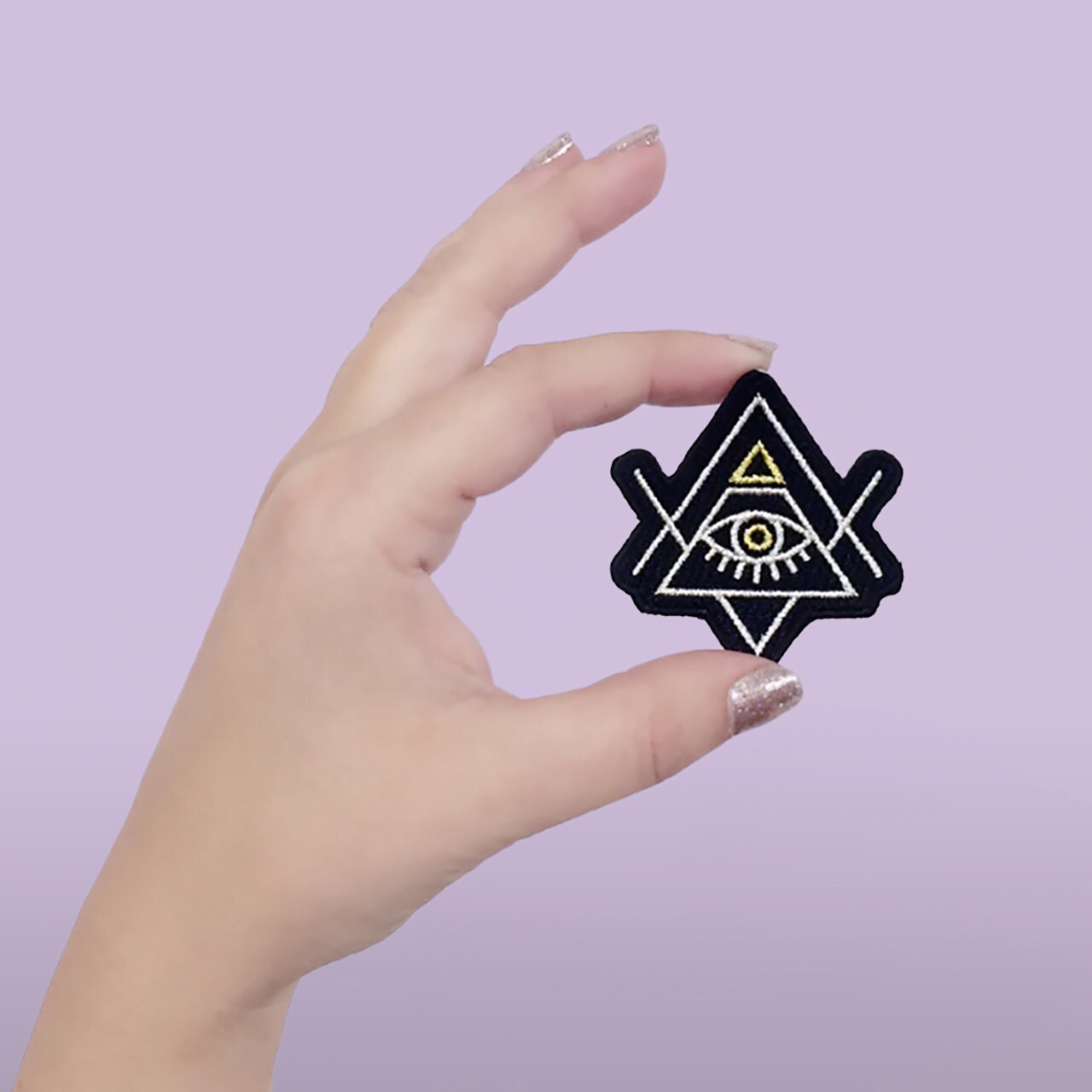 All Seeing Eye Patch Iron On Embroidered by