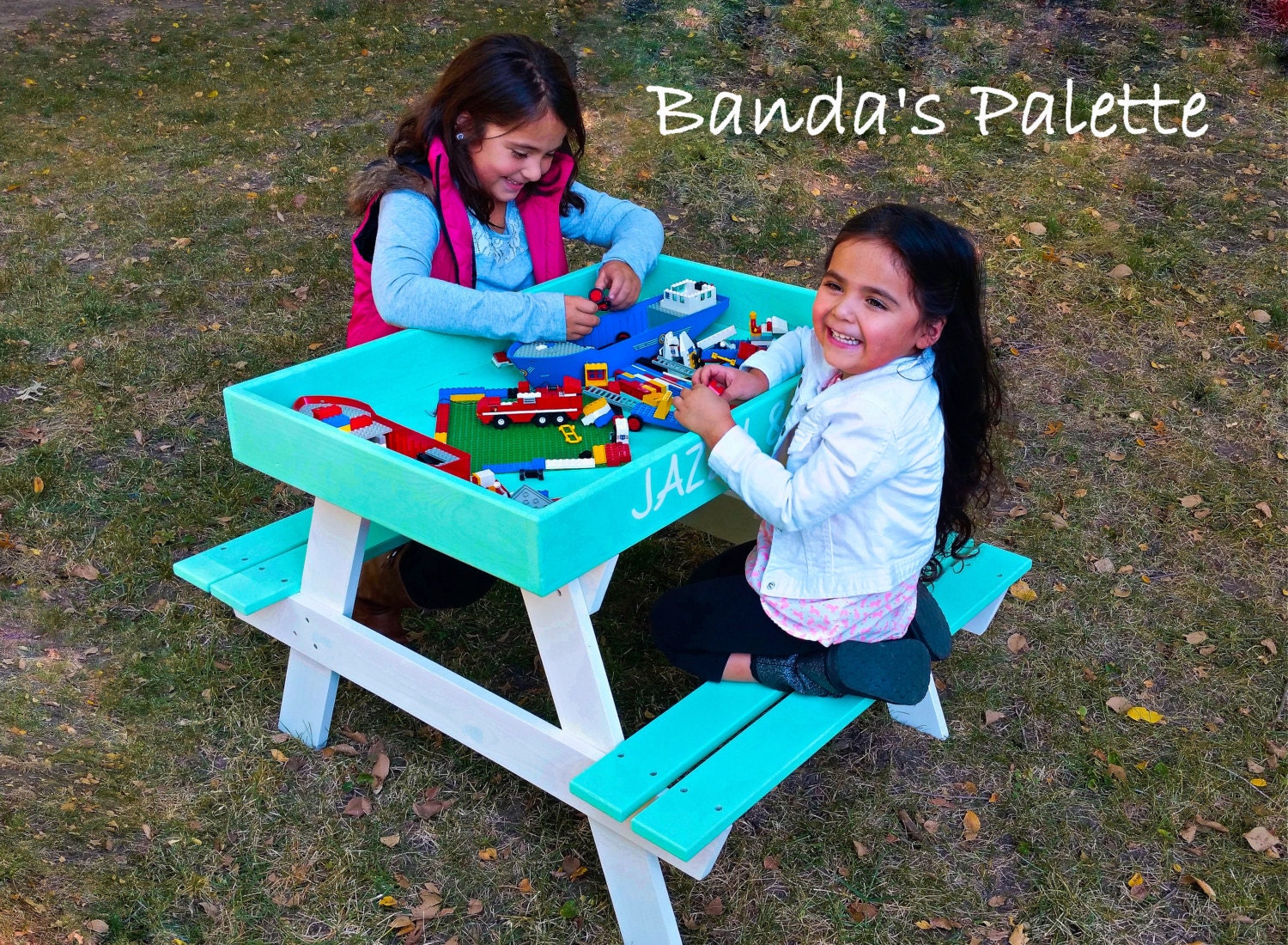 lego picnic bench