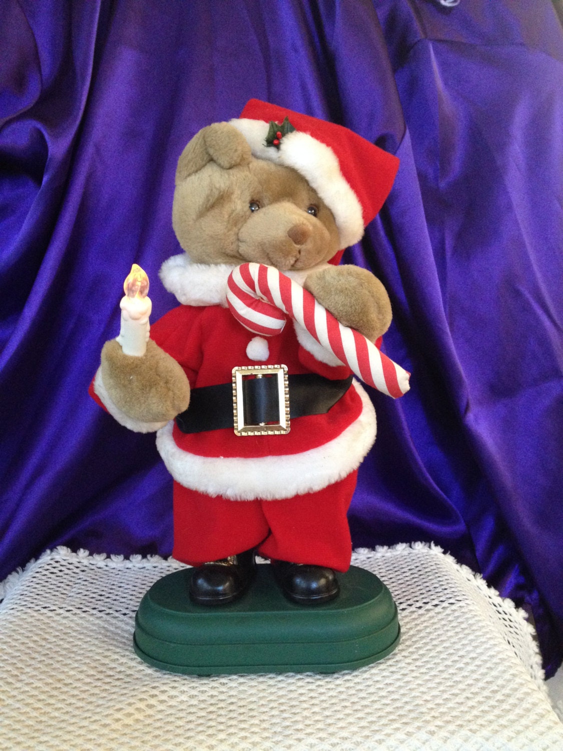 avon night before christmas talking bear