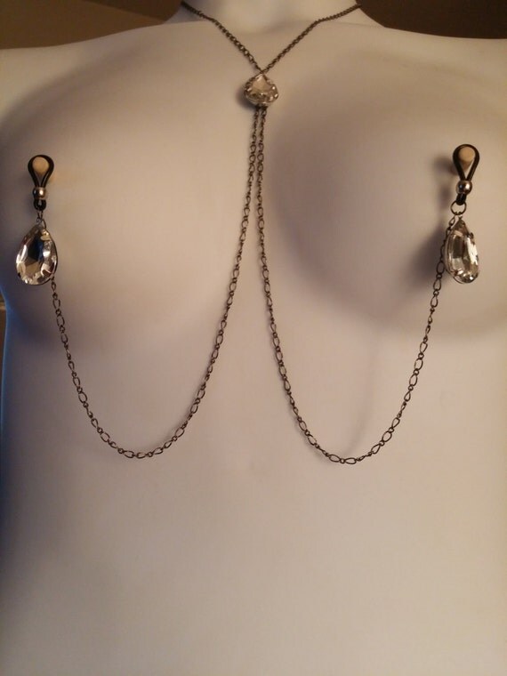 Nipple Jewelry Necklace NonPiercing Pierced Painless and