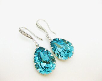 Blue earrings | Etsy