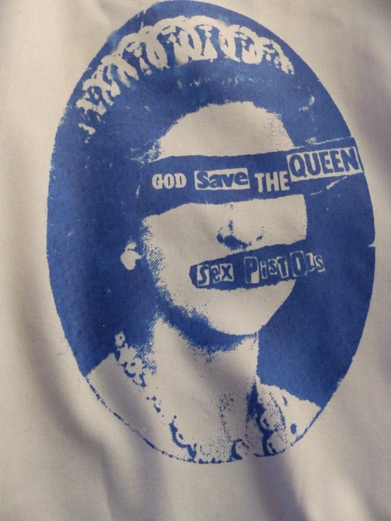 90 S Sex Pistols Shirt Long Sleeve Button God Save By Vintagezion
