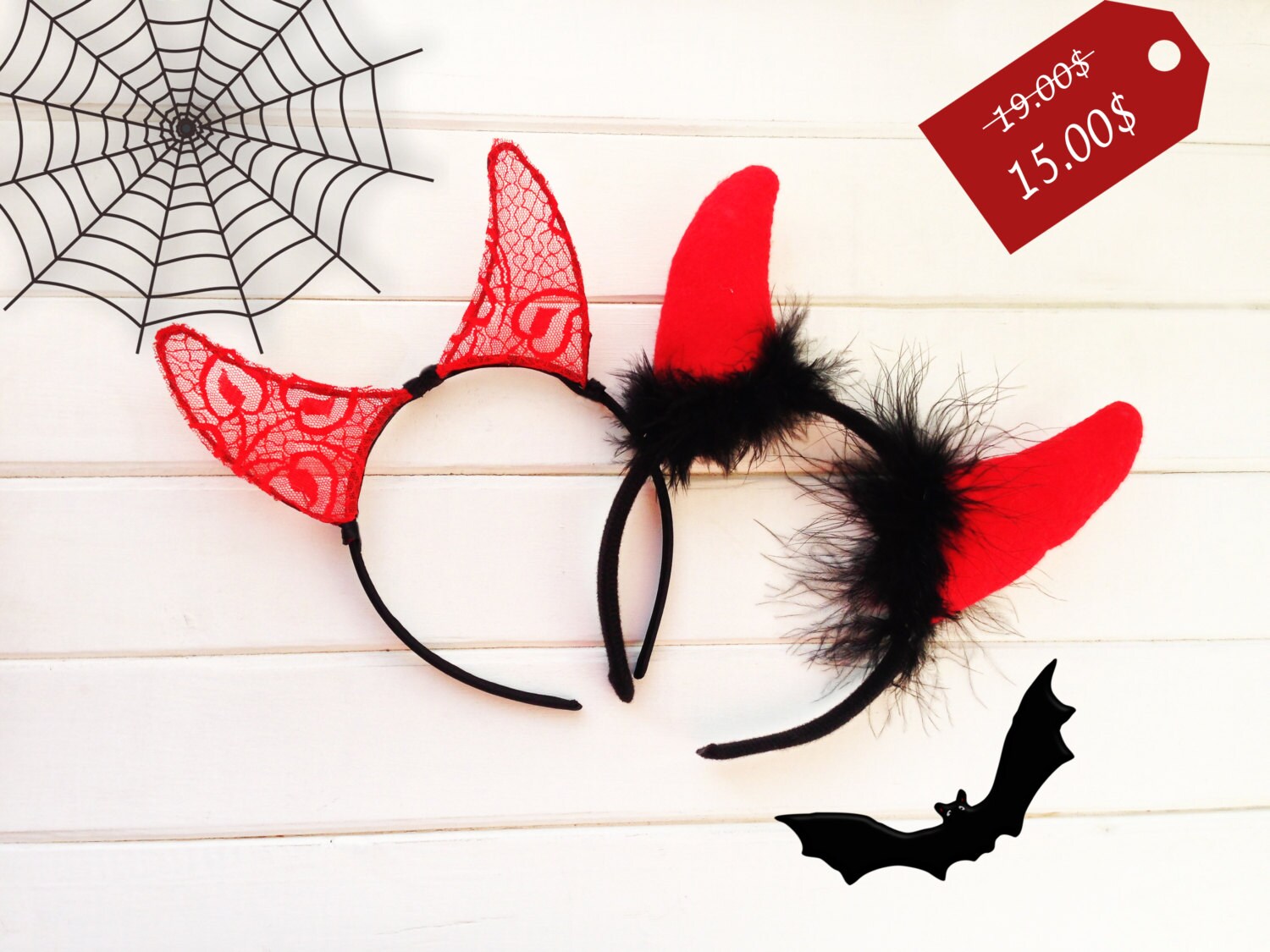 Devil horns Halloween Costume Halloween ears Devil Horn