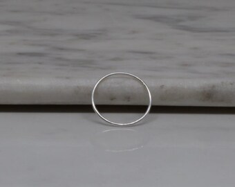 Sterling Silver 1mm fine band | 1mm fine silver ring | stacking ring | handmade | simple minimalist jewellery